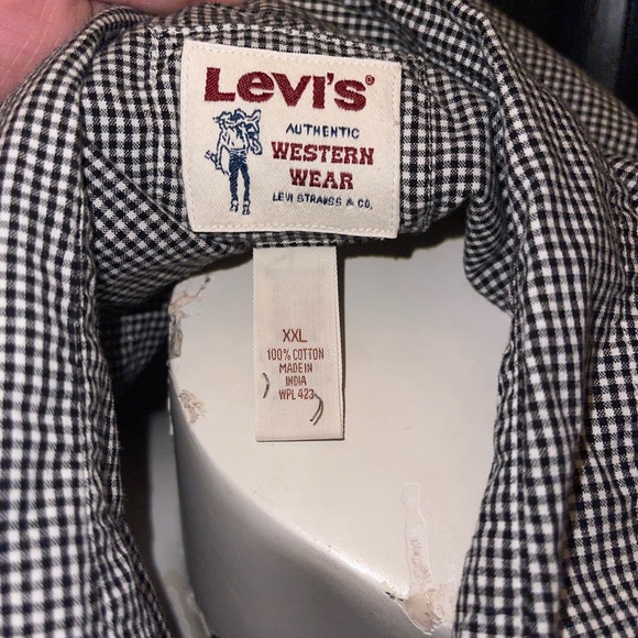 Levi’s : Western Wear : Men’s Pearl Snap Shirt : Men’s 2XL : Big &Tall - Picture 2 of 4